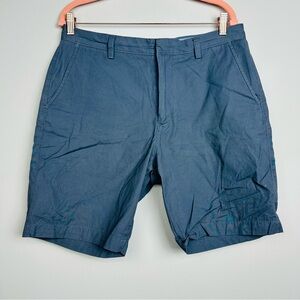 J. Crew Factory Deep Blue Flat Front Shorts Size 34